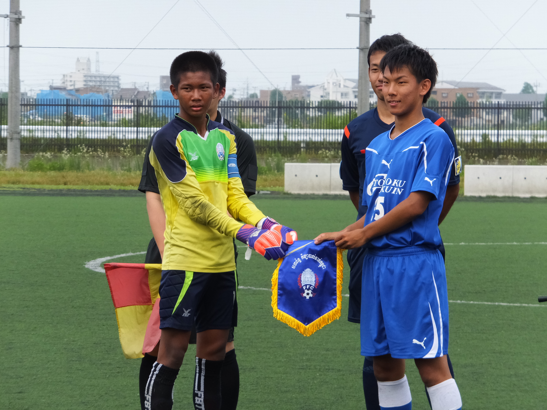 東北学院中学校 高等学校 サッカー部 News カンボジア代表ｕ １５と東北学院高校の親善試合が行われました フォトギャラリー